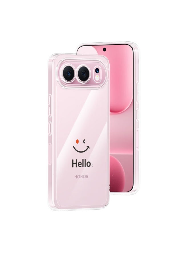 Purecolor Full-coverage Slim Transparent Tpu Soft Case For Honor 500 - Shockproof Minimalist Uni Phone Cover
