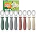 DRKIO 8 PCS Toddler Spoons Set Baby Spoons with Silicone Handle Children safe 188 Stainless Steel Toddler Utensils Set for Self Feeding Kids Silverware AntiChoke Design Food Grade Dishwasher Safe - Image 2