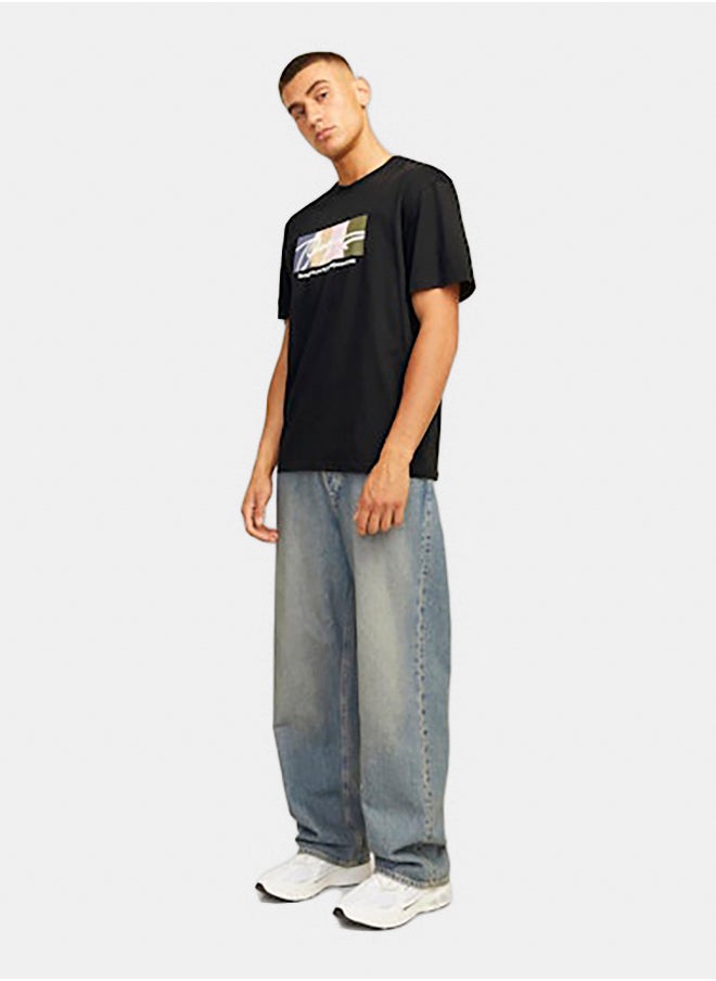JACK & JONES - Jorportland Block Branding Ss Cn Ln - Image 1
