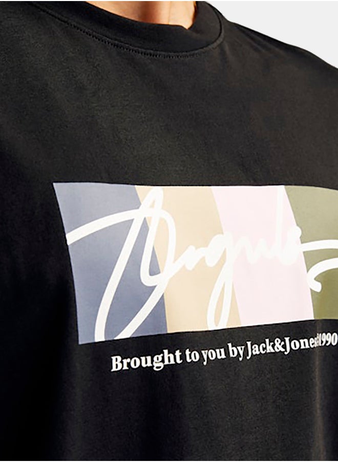 JACK & JONES - Jorportland Block Branding Ss Cn Ln - Image 1