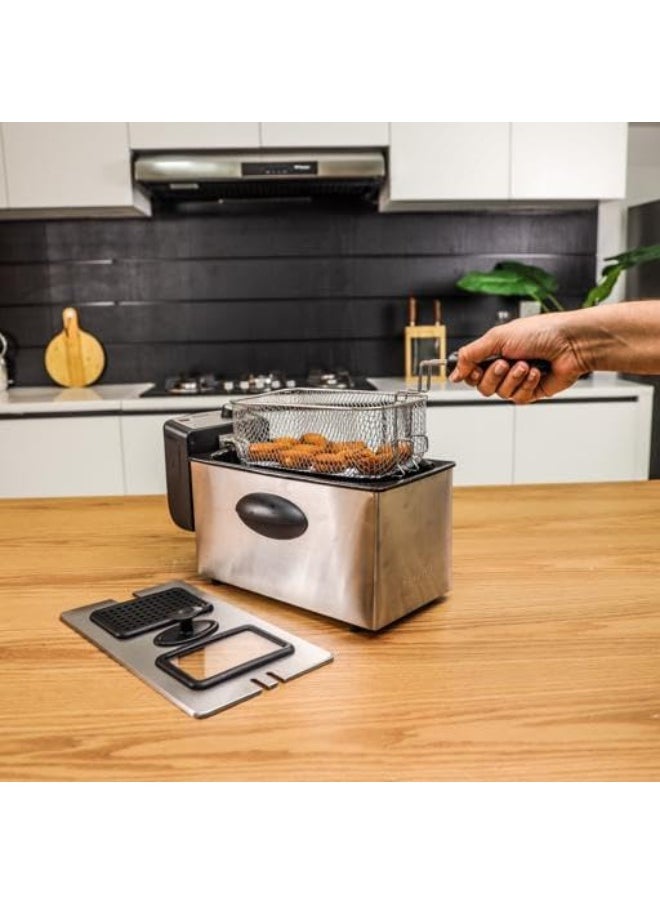 Generic Powerful Deep Fryer With Overheat Protection, 3 Liter Capacity, Black  - Image 2