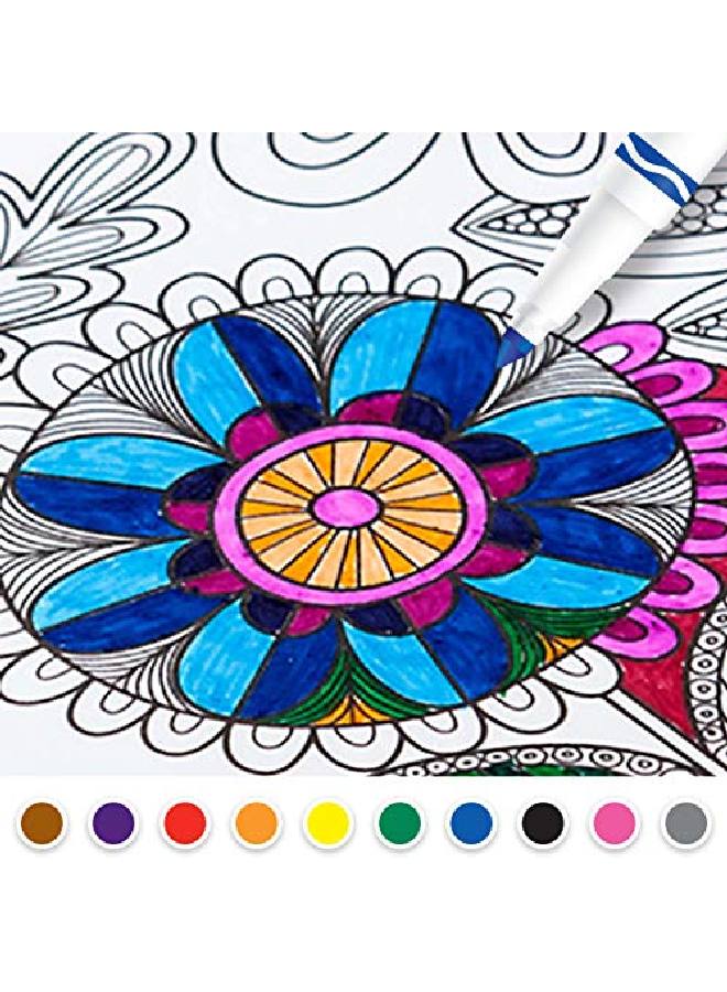 Crayola Ultraclean Washable Markers Fine Line Multicolor 10 Count - Image 5