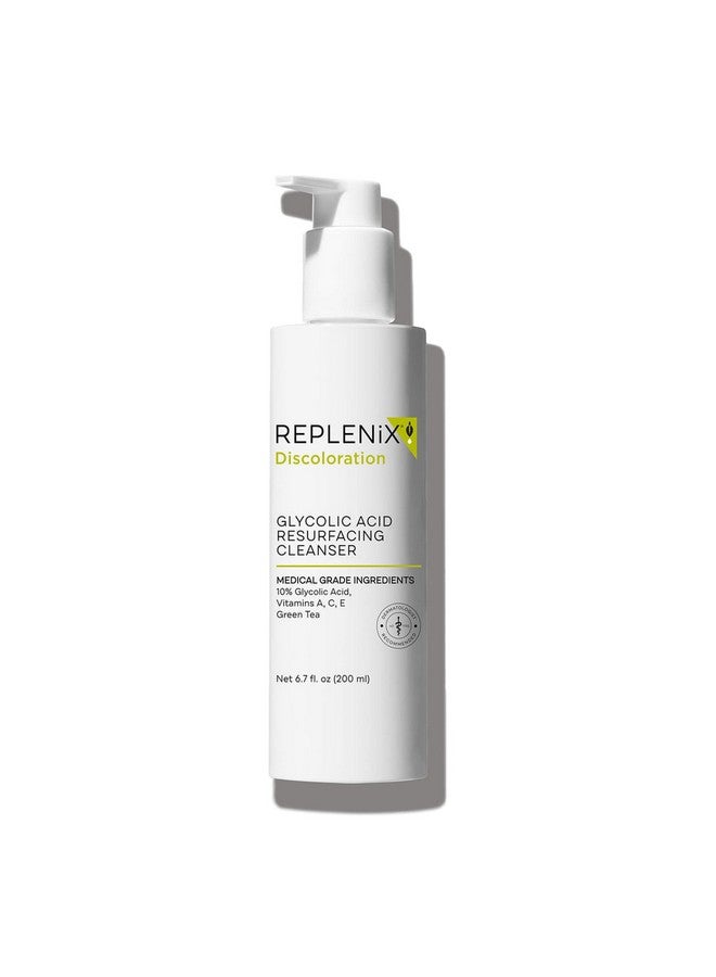 Replenix Glycolic Acid Resurfacing Facial Cleanser, Gentle Medical Grade Exfoliating Face Wash for Skin Discoloration (6.7 fl. oz) - Image 1