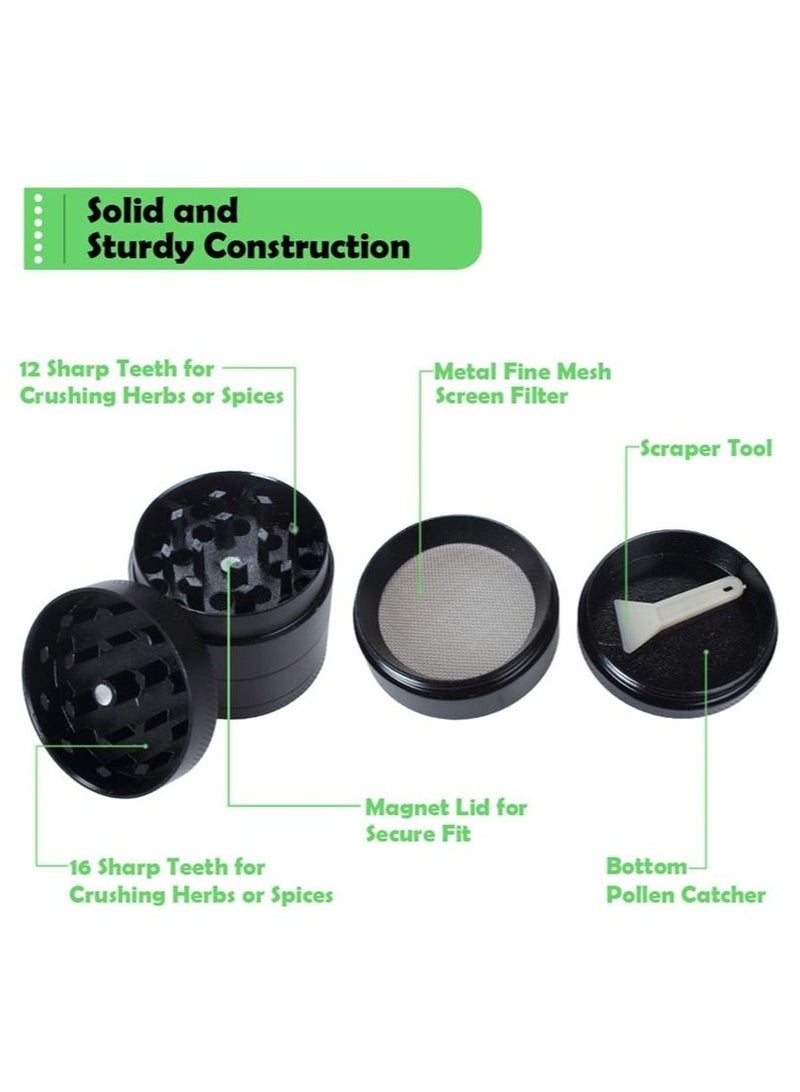 4 Layer Portable Spice, Perfect for Herbs, Spice 40mm Herb Grinder  - Image 4