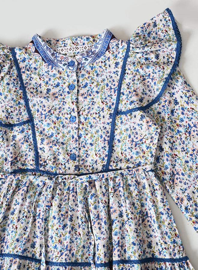 بيلا مودا فستان بطبقات بنقشة الزهور - Image 4