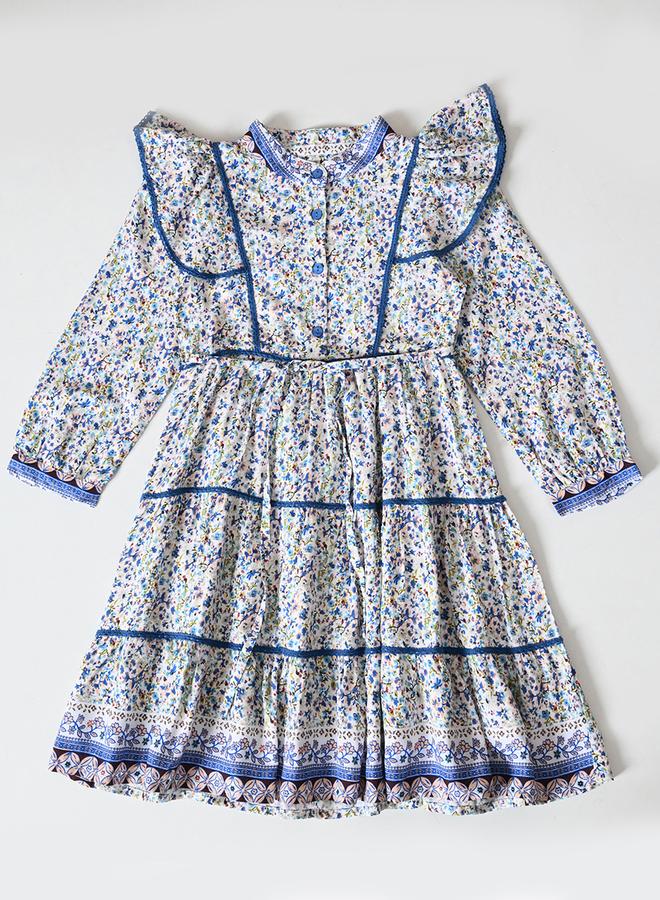 بيلا مودا فستان بطبقات بنقشة الزهور - Image 2