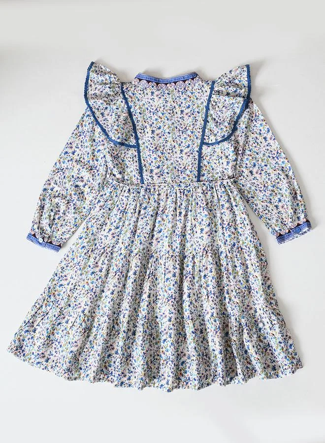 BELLA MODA Floral Tiered Dress