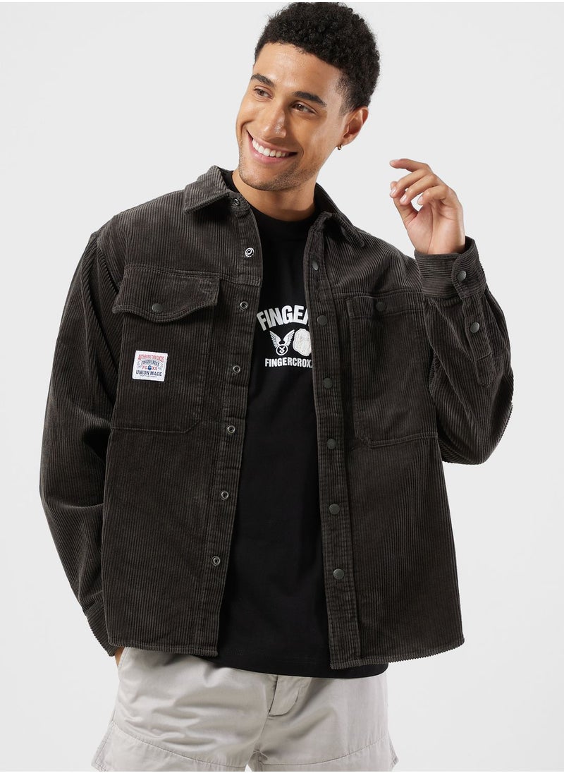 FINGERCROXX - Corduroy Shacket - Image 1