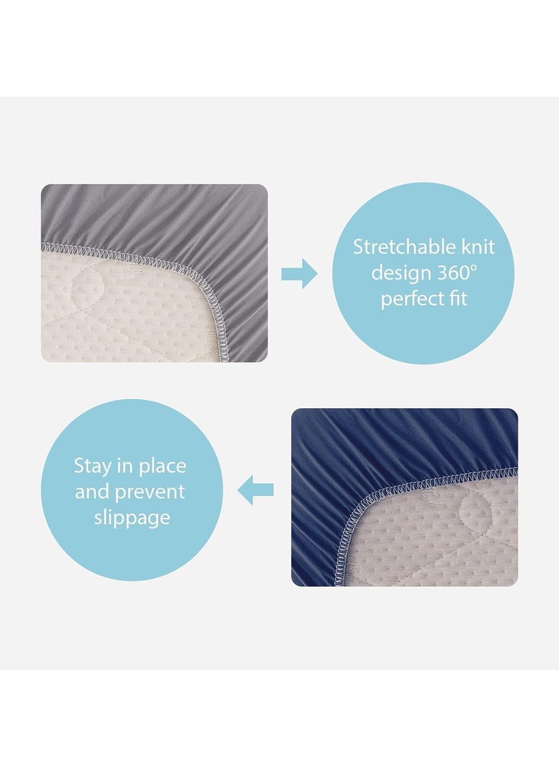 Moro Moro Soft & Breathable Mini Crib Sheet – 100% Cotton  - Image 2