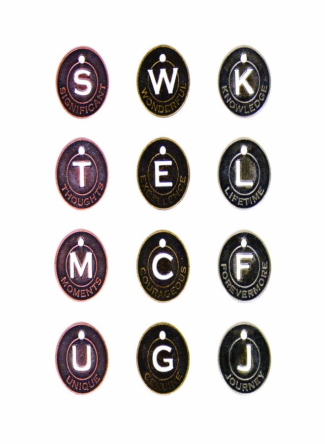 Tim Holtz Idea-ology Metal Muse Tokens 12 per Pack, 7/8 Inch Tokens, Antique Finishes, TH92676 - Image 2