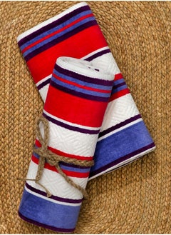Baltic Linen Multi Color Stripes Towel 70x140 Cm 100% Cotton Yarn Dyed Bath Towel - Super Absorbent, Antibacterial, 500 GSM Terry  - Image 4