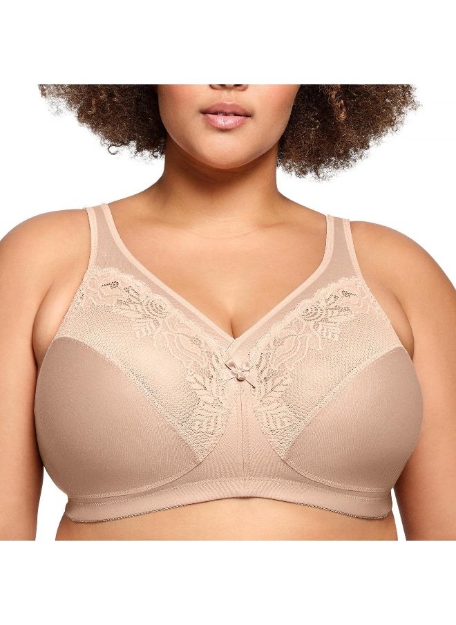 Glamorise Glamorise womens Magiclift Minimizer Bra Wirefree #1003 Minimizer Bra (pack of 1)  - Image 1