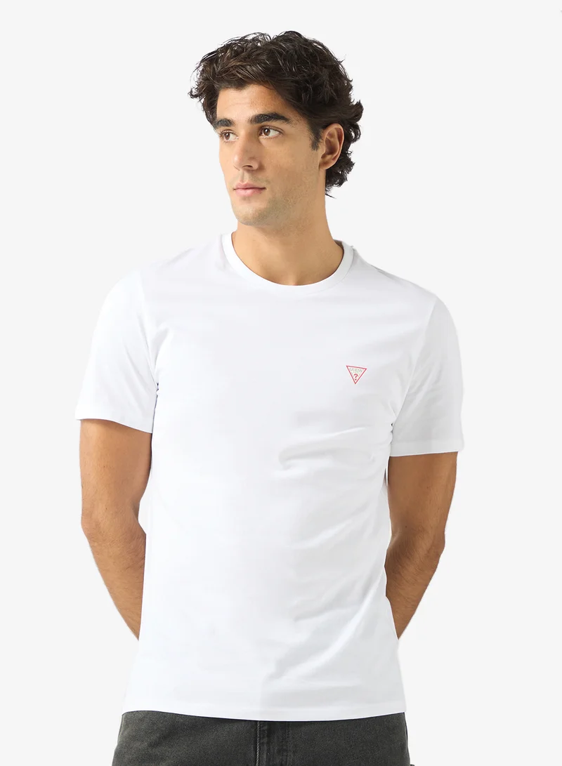 GUESS Crew Neck Short Sleeve T-Shirt