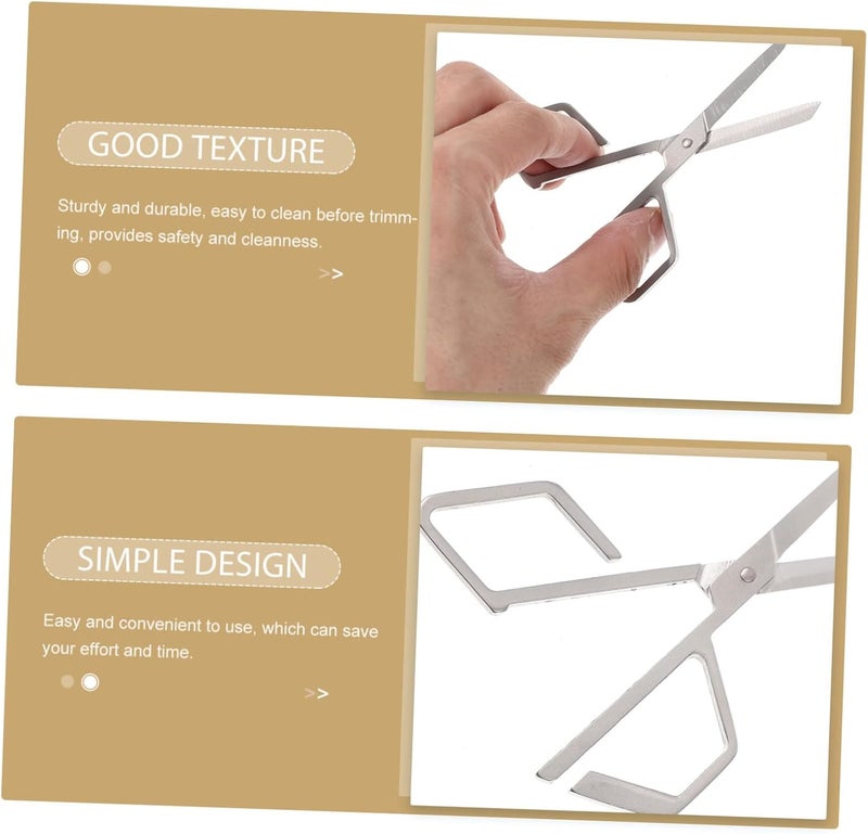 10pcs Beard Scissors Eyebrow Trimmer Nose Hair Scissors Multi-function for Grooming - Image 5