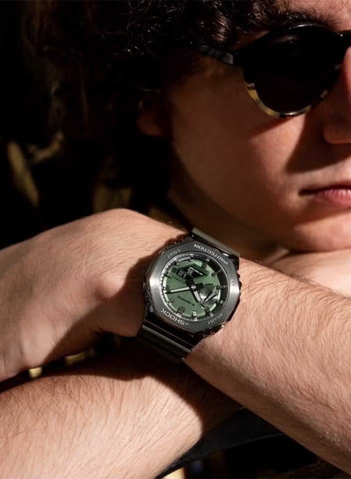 CASIO G-Shock Mens Quartz Watch, Analog-Digital Display GM-2100B-3APR - Image 2