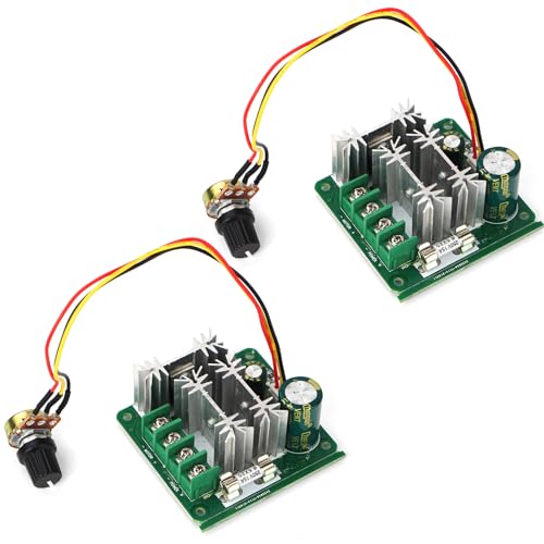 RioRand Upgraded 6V-90V 15A DC Motor PWM Speed Controller 2PCS - Image 1