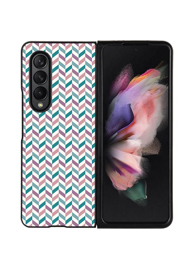 Okteq Hard Back Cover Case Small Mix Patterns for Samsung Galaxy Z Fold 3 5G  - Image 2