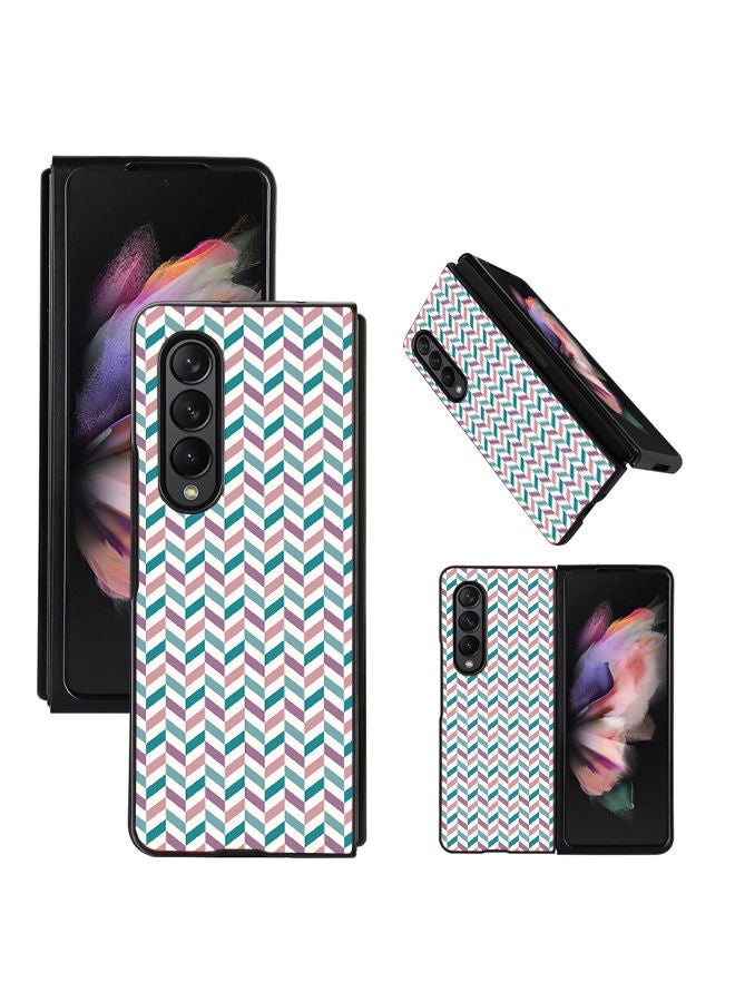 Okteq Hard Back Cover Case Small Mix Patterns for Samsung Galaxy Z Fold 3 5G  - Image 1
