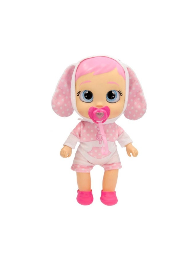 Cry Babies My First Steps Walking Baby Doll - Coney | Makes 10+ Realistic Baby Sounds | Take Her Hand and Guide Her Forward  |Interactive Baby Doll | Collectible Soft Doll | Nurturing and Imaginative Play | Sensory Development | Gift for Toddler & Kids - Image 2