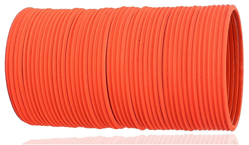 NMII Non-Precious Metal with Base Metal and Zig Zag Pattern Matte Finished Traditional Bangle Set For Women and Girls - Image 4