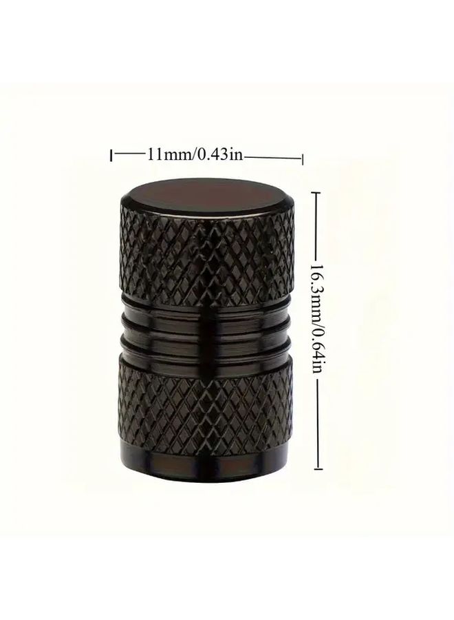 Orange Aluminum Tire Valve Caps 4pcs Durable Wheel Hub Protection Valve Stem Protector - Image 4