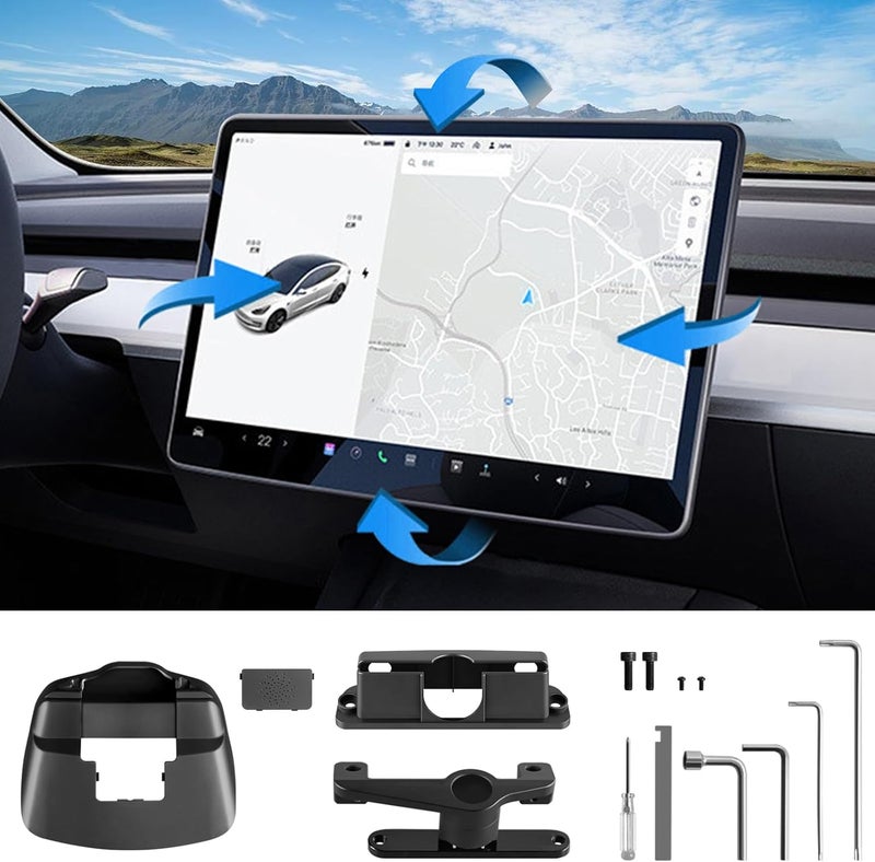 YICERCARE Screen Swivel Mount for Tesla Model 3 Highland 2024-2025 & Model Y Highland 2025 - Image 1