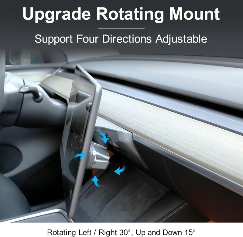 YICERCARE Screen Swivel Mount for Tesla Model 3 Highland 2024-2025 & Model Y Highland 2025 - Image 4