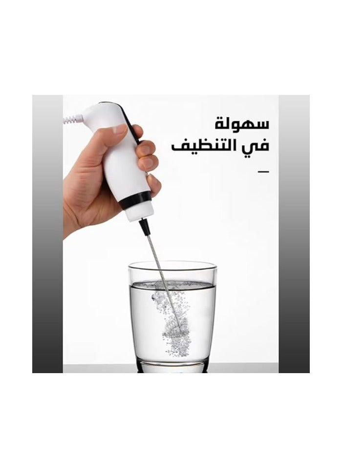 DSB DSP Handheld Milk Frother, Electric Coffee Mixer, Baking Foamer, Nescafe Electric Sturdy Blender with 25W Motor, 80ml Capacity, Stainless Steel and Plastic Design, KA3069 (Black) - Image 3