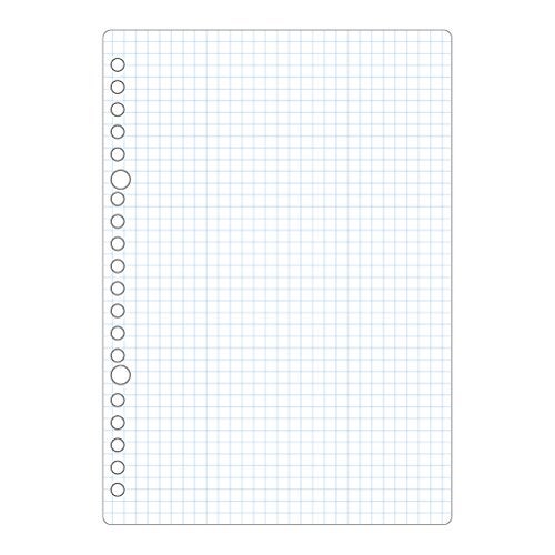 Maruman L1307 Loose Leaf A5 Square 02 inch 5 mm 50 Sheets Set 5 Pieces - Image 3