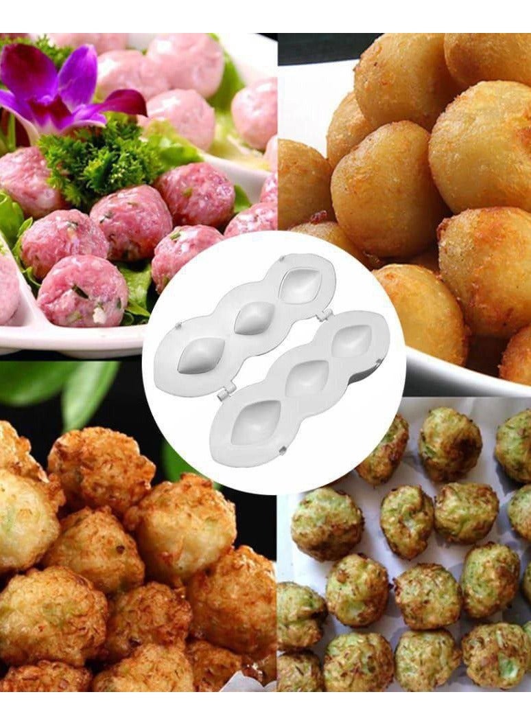 قالب كرات اللحم   قالب لضغط وتشكيل كرات اللحم وكرات الارز وكرات الكعك والكبة المقلية H - Image 3
