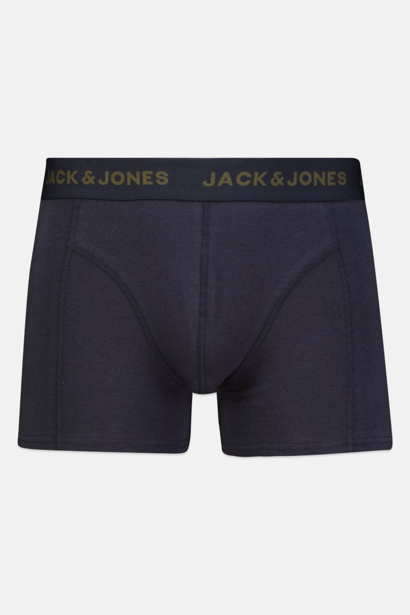 JACK & JONES Men 3 Pack Brand Logo Boxer Brief, Multicolor - Image 4