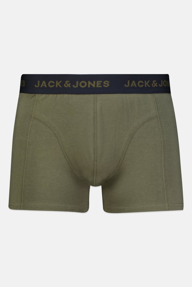 JACK & JONES Men 3 Pack Brand Logo Boxer Brief, Multicolor - Image 5