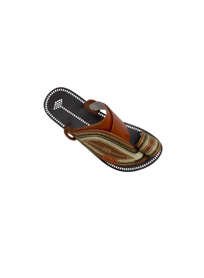 AL Fanoos Handcrafted heritage leather slippers  - Image 3