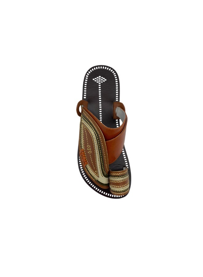 AL Fanoos Handcrafted heritage leather slippers  - Image 2