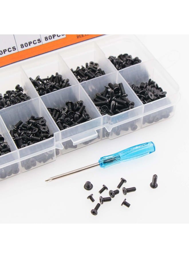 Waycreat 800pcs M2 M2.5 M3 Laptop Notebook Computer Screws Set Kit for IBM HP Dell Samsung Sony Toshiba Gateway Acer Lenovo(10 Sizes) - Image 5