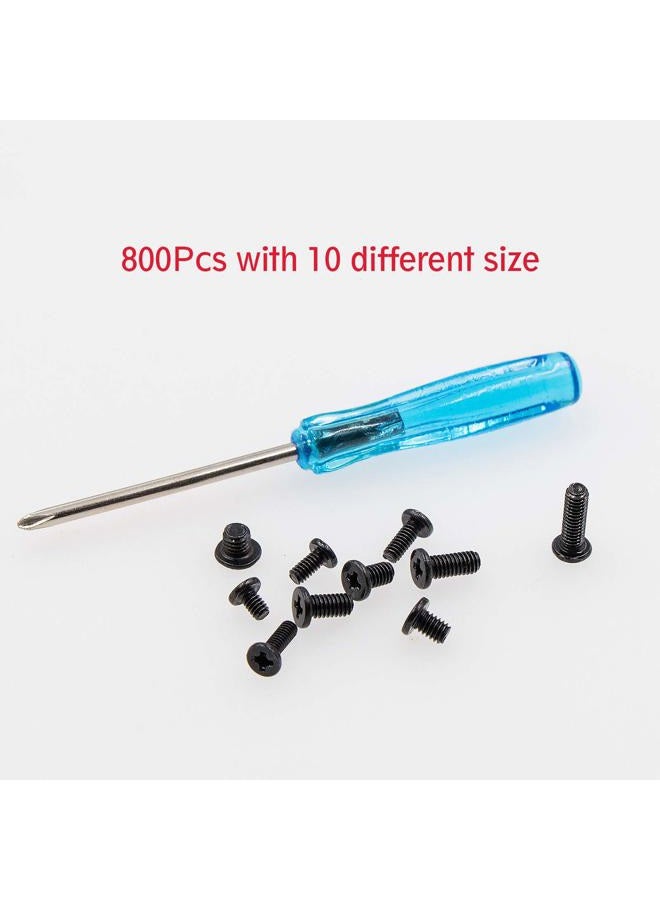 Waycreat 800pcs M2 M2.5 M3 Laptop Notebook Computer Screws Set Kit for IBM HP Dell Samsung Sony Toshiba Gateway Acer Lenovo(10 Sizes) - Image 4