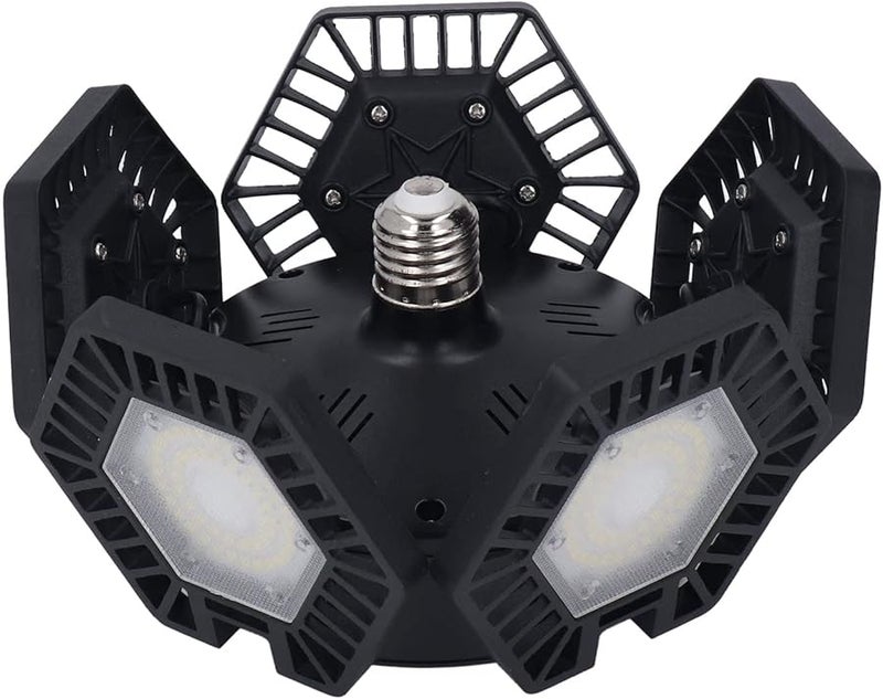 120W 5 Arm Folding LED Garage Ceiling Work Light For Shop Factory Utility - Image 2