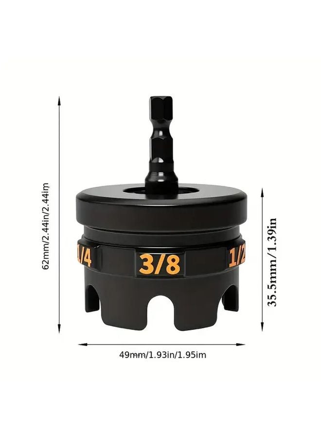 Heavy Duty Nut Socket Wrench Rotary Drill Attachment Kit For Quick Tightening And Removal - Image 3