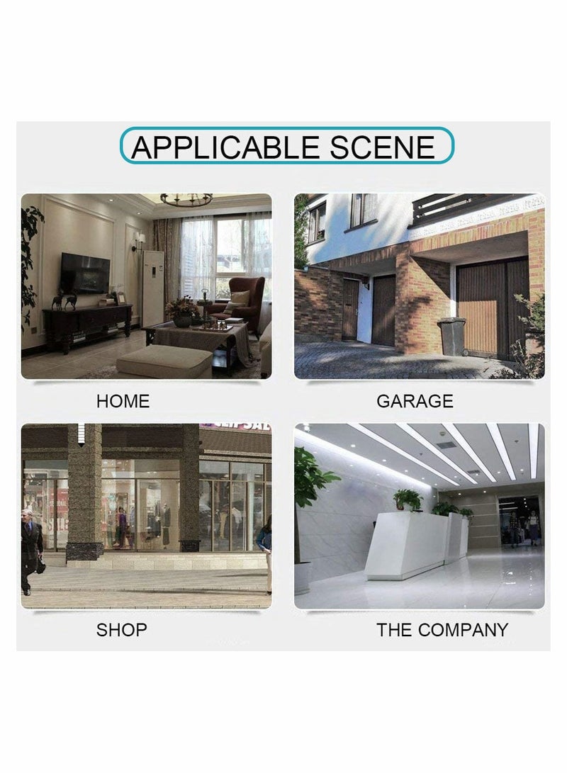 مستشعر مغناطيسي للاتصال مع مفتاح للإنذار الأمني - مثالي لأبواب الج garages والمستودعات والمصانع - Image 4