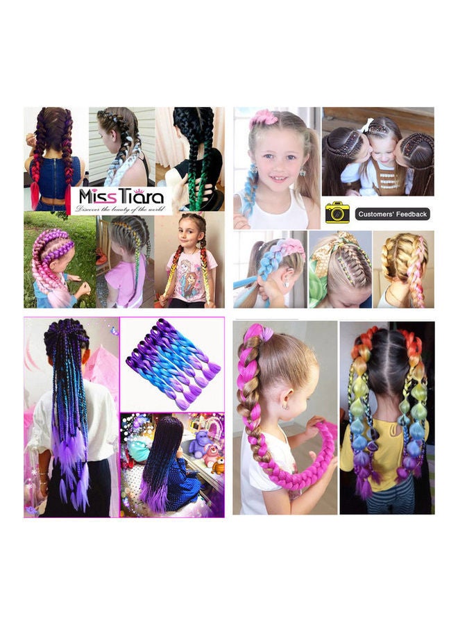 نيبمينينت طقم شعر مستعار بنمط أميرة مكون من 3 قطع - Image 2