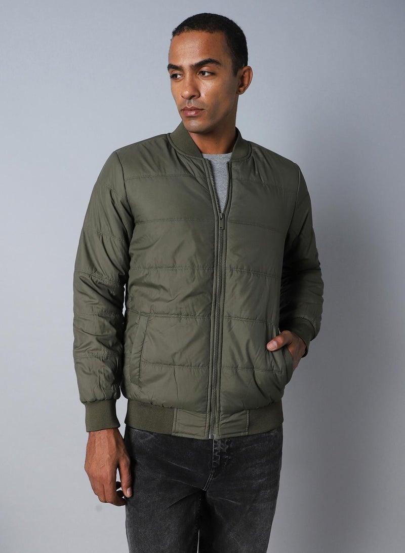 HIGH STAR Olive Jacket for Men - Image 2