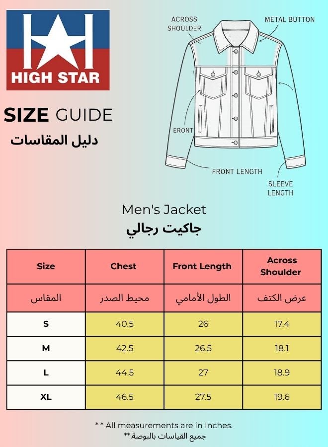 HIGH STAR Olive Jacket for Men - Image 4