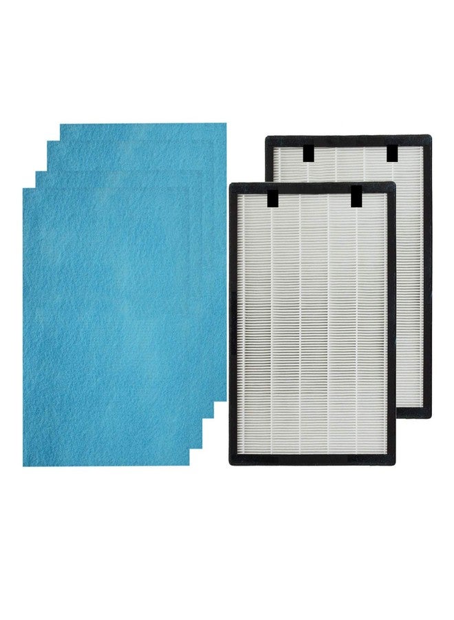 PUREBURG Replacement Filter Set Compatible with Odec PU-P08 Air Purifier,2-Pack H13 HEPA Activated carbon 2-IN-1 4-Stage Filtration Air Clean Dust - Image 1
