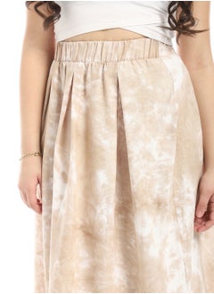 Coctail Maxi Skirt-6470-cafe  - Image 4