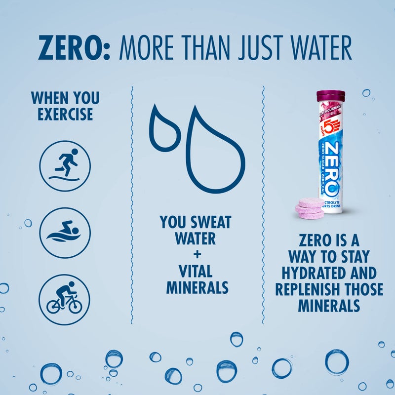 High5 ZERO Electrolyte Tablet - Hydration Tablets Enhanced with Vitamin C - 0 Calories & Sugar Free - Boost Hydration, Performance & Wellness - Blackcurrant, 160 Tablets (20x, Pack of 8) - Image 4