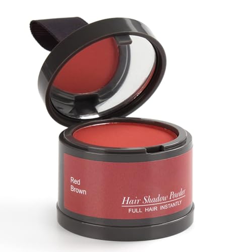 gowwim Hairline Powder RedBrown Bright Instantly Cover Gray Hair with Color Shadow TouchUp for Thin Hair 4g - Image 1