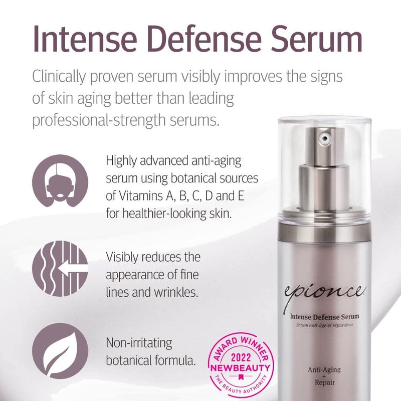 Epionce Intense Defense Serum - Anti-Aging Facial Serum with Vitamin C, Vitamin E, Vitamin D, A, B, & Niacinamide, Dermatologist Skincare - Image 2