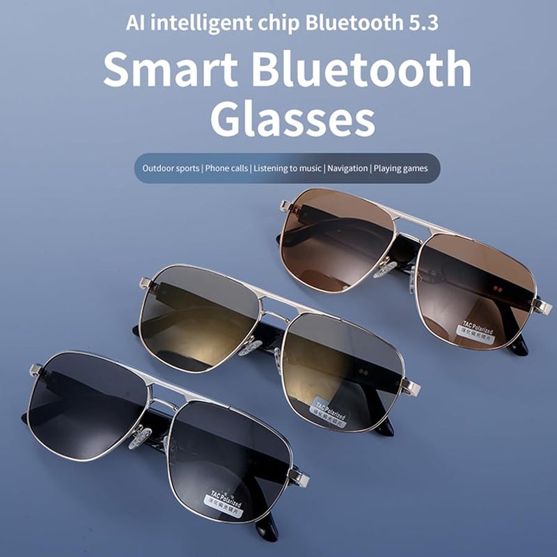 Smart Bluetooth Audio Sunglasses With Open Ear Speakers For Men And Women - Image 1