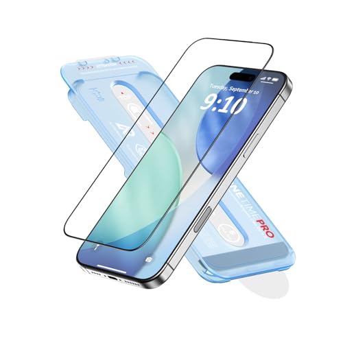 FLOLAB NanoArmour ONETIME PRO for iPhone 17 Air Screen Protector AntiReflectivePolarSpectra AntiRainbow Tempered Glass Ultra Clear Infinity Edge Easy Install ReinforedEdge - Image 1