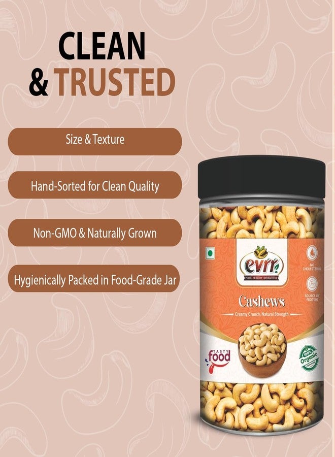EVRR Cashews W320 Grade – Combo 250 * 2 Pack, Whole Nuts – Raw, Unsalted, Unroasted, Non-GMO, Vegan, Keto-Friendly – Fresh Crunchy Texture for Snacking, Cooking, Baking, Energy Boost - Image 5